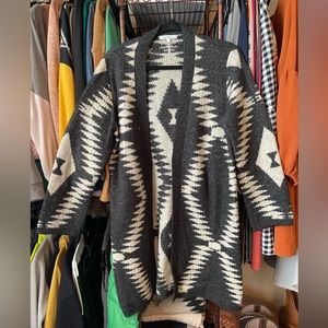 Aztec western Cardigan Sweater